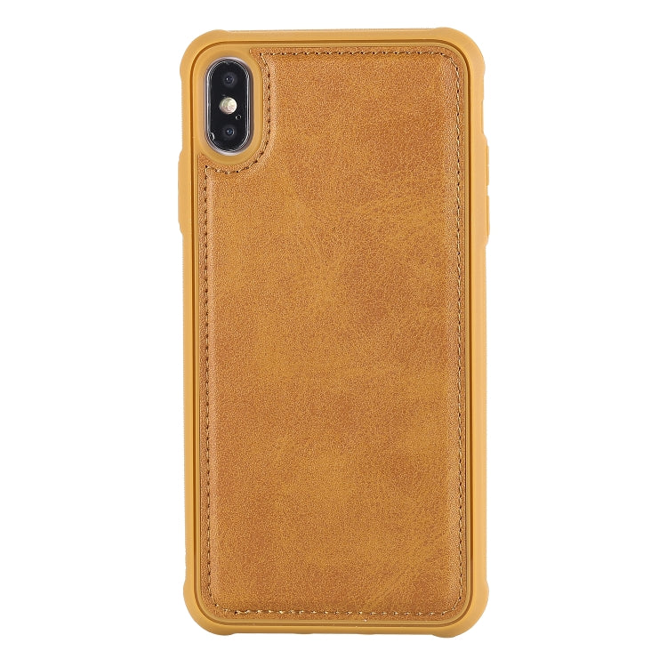 For iPhone XS Max Multifunctional Detachable Magnetic Horizontal Flip Leather Case with Card Slots & Holder & Wallet & Photo Frame