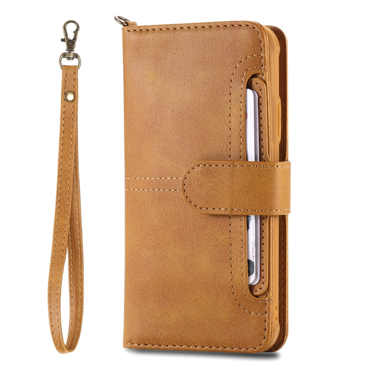 For iPhone X / XS Multifunctional Detachable Magnetic Horizontal Flip Leather Case with Card Slots & Holder & Wallet & Photo Frame