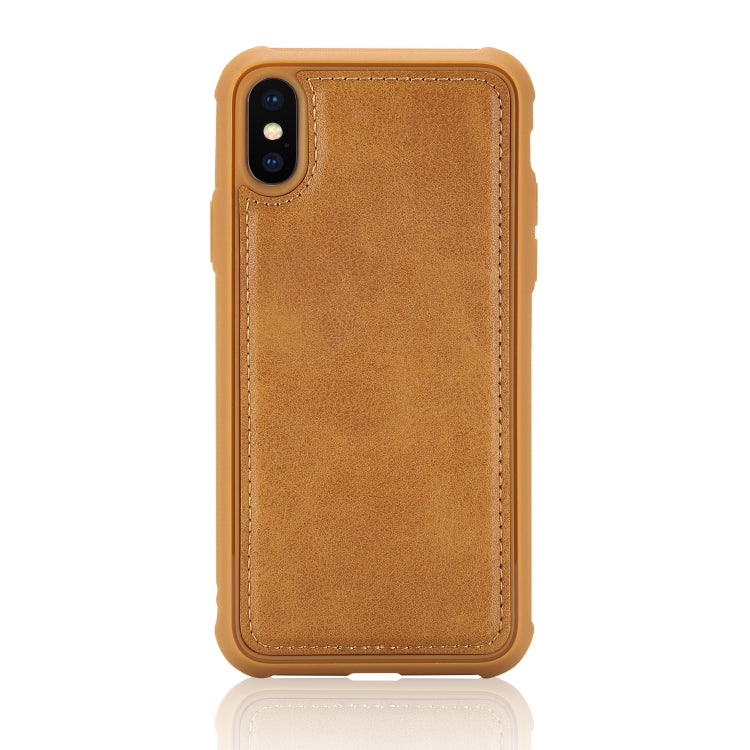 For iPhone X / XS Multifunctional Detachable Magnetic Horizontal Flip Leather Case with Card Slots & Holder & Wallet & Photo Frame
