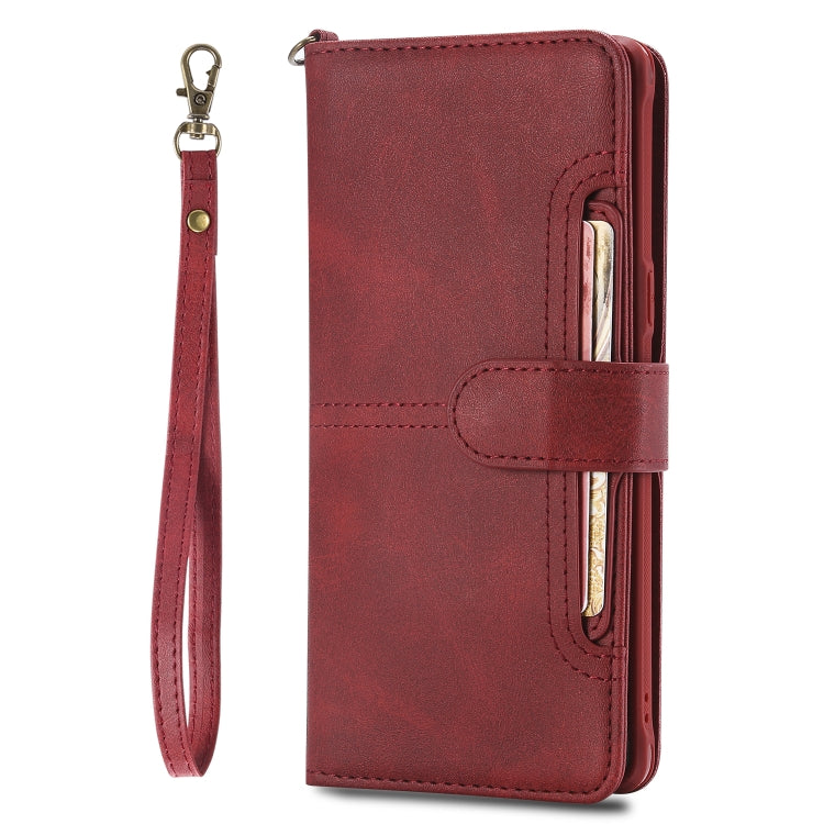 For Galaxy Note 8 Multifunctional Detachable Magnetic Horizontal Flip Leather Case with Card Slots & Holder & Wallet & Photo Frame