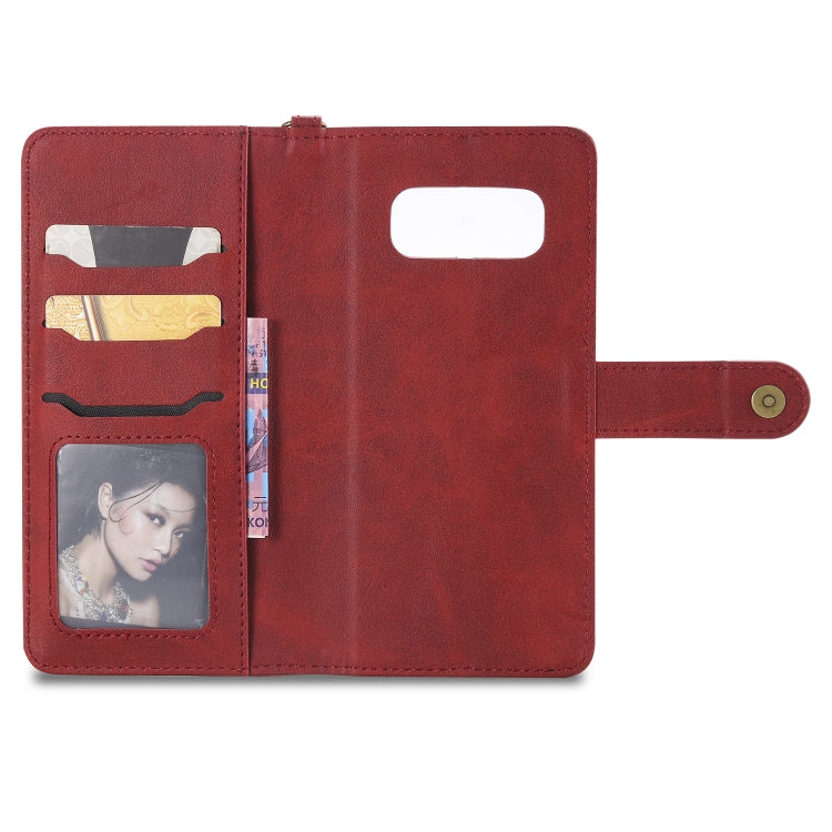 For Galaxy Note 8 Multifunctional Detachable Magnetic Horizontal Flip Leather Case with Card Slots & Holder & Wallet & Photo Frame