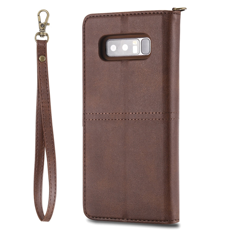 For Galaxy Note 8 Multifunctional Detachable Magnetic Horizontal Flip Leather Case with Card Slots & Holder & Wallet & Photo Frame