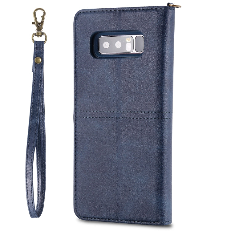 For Galaxy Note 8 Multifunctional Detachable Magnetic Horizontal Flip Leather Case with Card Slots & Holder & Wallet & Photo Frame