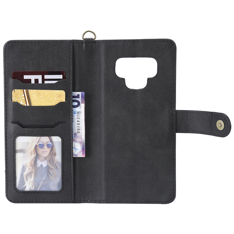 For Galaxy Note 9 Multifunctional Detachable Magnetic Horizontal Flip Leather Case with Card Slots & Holder & Wallet & Photo Frame