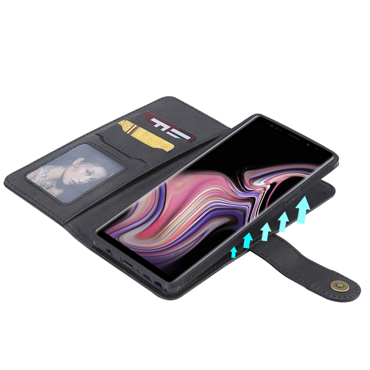 For Galaxy Note 9 Multifunctional Detachable Magnetic Horizontal Flip Leather Case with Card Slots & Holder & Wallet & Photo Frame