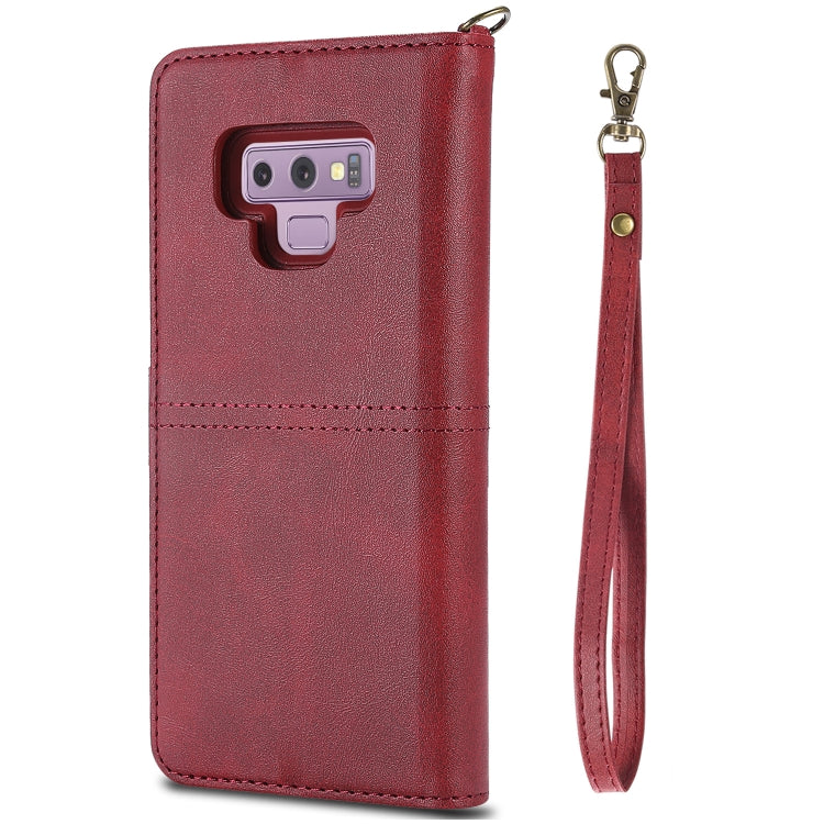 For Galaxy Note 9 Multifunctional Detachable Magnetic Horizontal Flip Leather Case with Card Slots & Holder & Wallet & Photo Frame