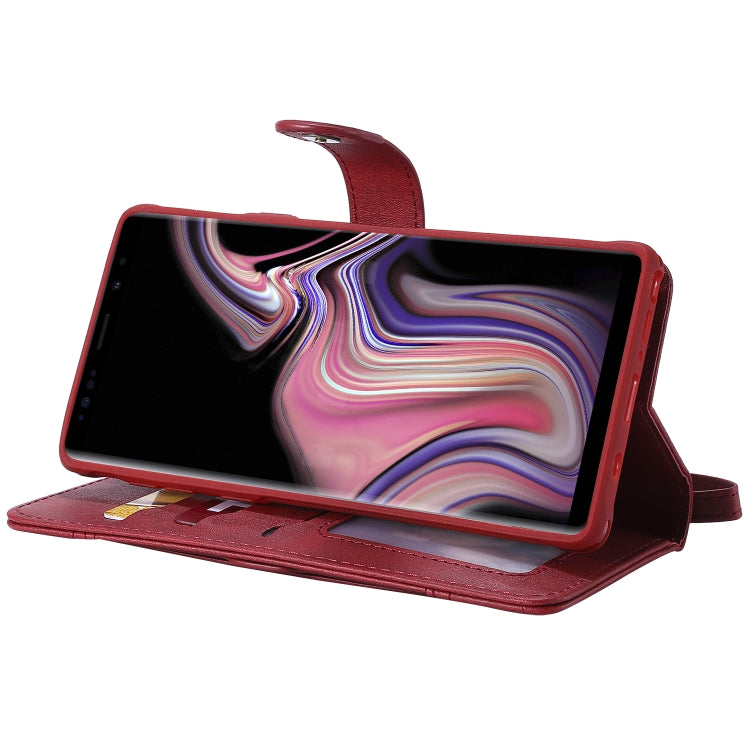 For Galaxy Note 9 Multifunctional Detachable Magnetic Horizontal Flip Leather Case with Card Slots & Holder & Wallet & Photo Frame