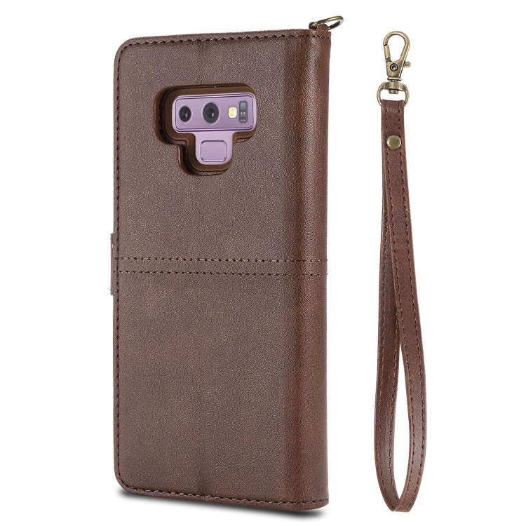 For Galaxy Note 9 Multifunctional Detachable Magnetic Horizontal Flip Leather Case with Card Slots & Holder & Wallet & Photo Frame