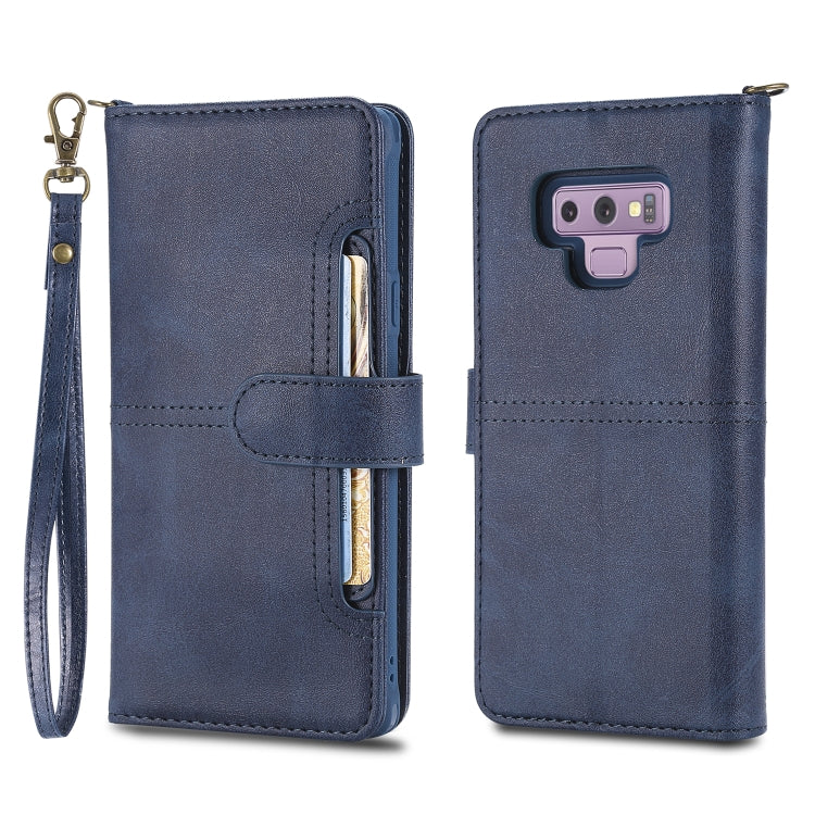 For Galaxy Note 9 Multifunctional Detachable Magnetic Horizontal Flip Leather Case with Card Slots & Holder & Wallet & Photo Frame