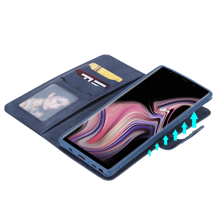 For Galaxy Note 9 Multifunctional Detachable Magnetic Horizontal Flip Leather Case with Card Slots & Holder & Wallet & Photo Frame