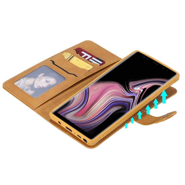For Galaxy Note 9 Multifunctional Detachable Magnetic Horizontal Flip Leather Case with Card Slots & Holder & Wallet & Photo Frame
