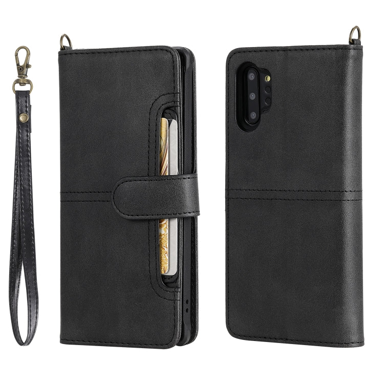 For Galaxy Note 10+ Multifunctional Detachable Magnetic Horizontal Flip Leather Case with Card Slots & Holder & Wallet & Photo Frame