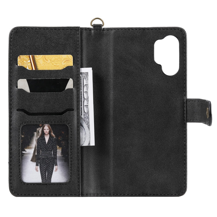 For Galaxy Note 10+ Multifunctional Detachable Magnetic Horizontal Flip Leather Case with Card Slots & Holder & Wallet & Photo Frame