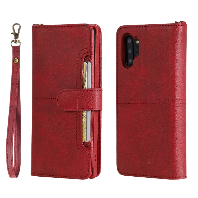 For Galaxy Note 10+ Multifunctional Detachable Magnetic Horizontal Flip Leather Case with Card Slots & Holder & Wallet & Photo Frame