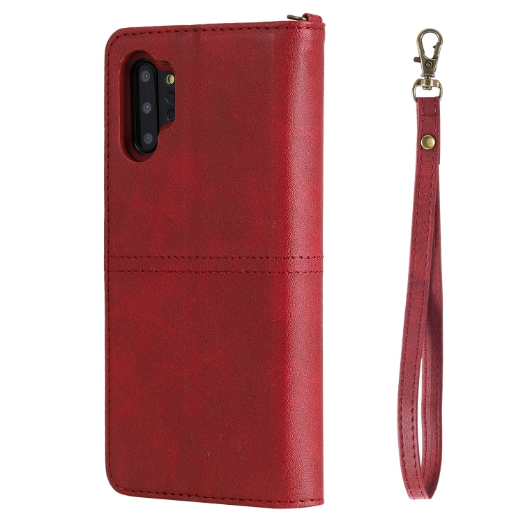 For Galaxy Note 10+ Multifunctional Detachable Magnetic Horizontal Flip Leather Case with Card Slots & Holder & Wallet & Photo Frame