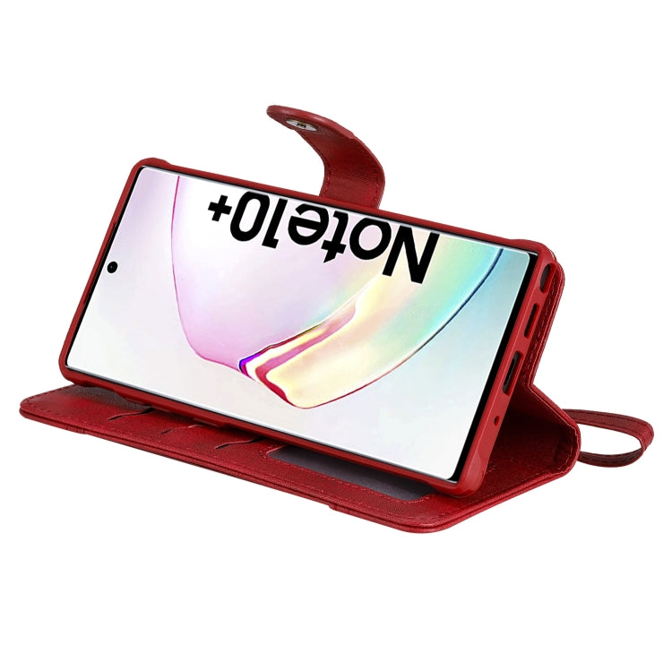 For Galaxy Note 10+ Multifunctional Detachable Magnetic Horizontal Flip Leather Case with Card Slots & Holder & Wallet & Photo Frame