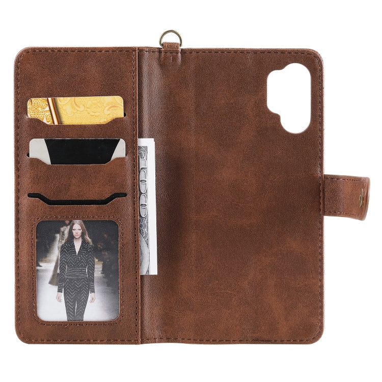 For Galaxy Note 10+ Multifunctional Detachable Magnetic Horizontal Flip Leather Case with Card Slots & Holder & Wallet & Photo Frame