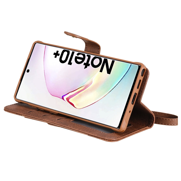 For Galaxy Note 10+ Multifunctional Detachable Magnetic Horizontal Flip Leather Case with Card Slots & Holder & Wallet & Photo Frame