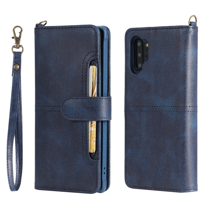 For Galaxy Note 10+ Multifunctional Detachable Magnetic Horizontal Flip Leather Case with Card Slots & Holder & Wallet & Photo Frame