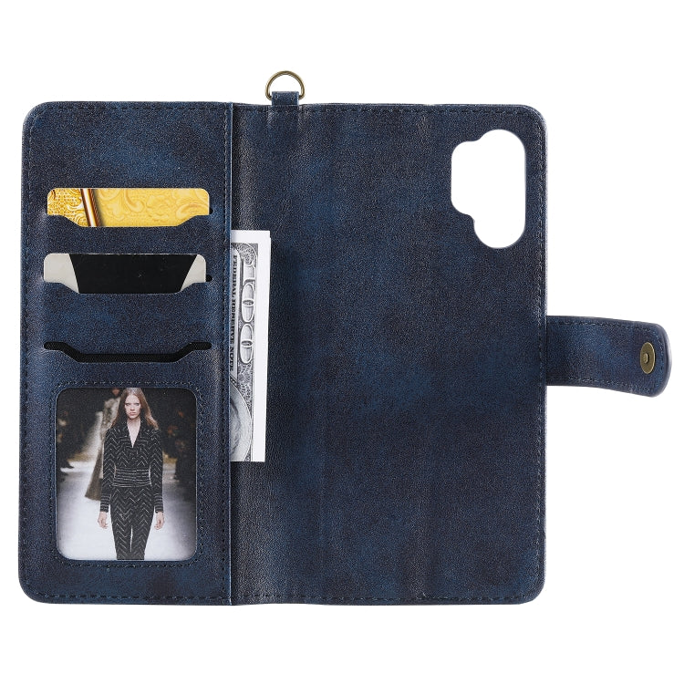 For Galaxy Note 10+ Multifunctional Detachable Magnetic Horizontal Flip Leather Case with Card Slots & Holder & Wallet & Photo Frame