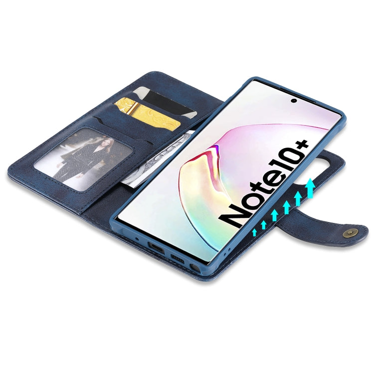 For Galaxy Note 10+ Multifunctional Detachable Magnetic Horizontal Flip Leather Case with Card Slots & Holder & Wallet & Photo Frame