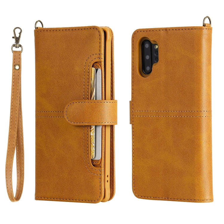 For Galaxy Note 10+ Multifunctional Detachable Magnetic Horizontal Flip Leather Case with Card Slots & Holder & Wallet & Photo Frame