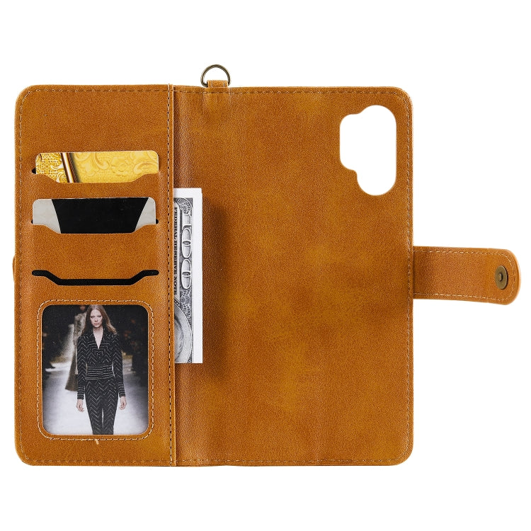 For Galaxy Note 10+ Multifunctional Detachable Magnetic Horizontal Flip Leather Case with Card Slots & Holder & Wallet & Photo Frame