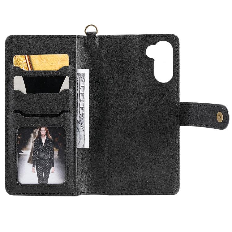 For Galaxy Note 10 Multifunctional Detachable Magnetic Horizontal Flip Leather Case with Card Slots & Holder & Wallet & Photo Frame
