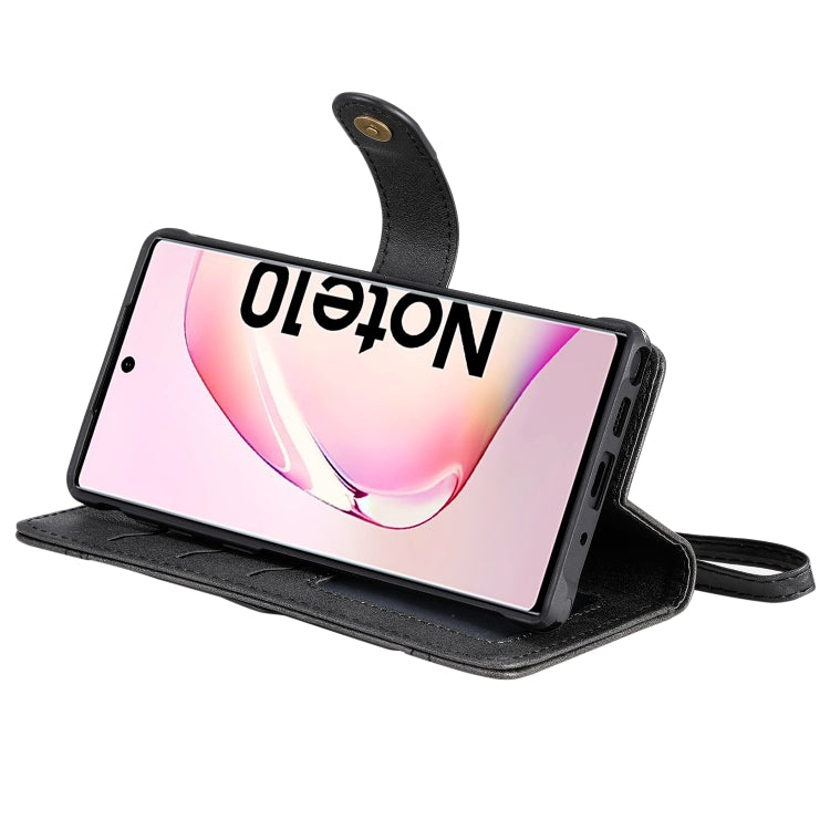 For Galaxy Note 10 Multifunctional Detachable Magnetic Horizontal Flip Leather Case with Card Slots & Holder & Wallet & Photo Frame