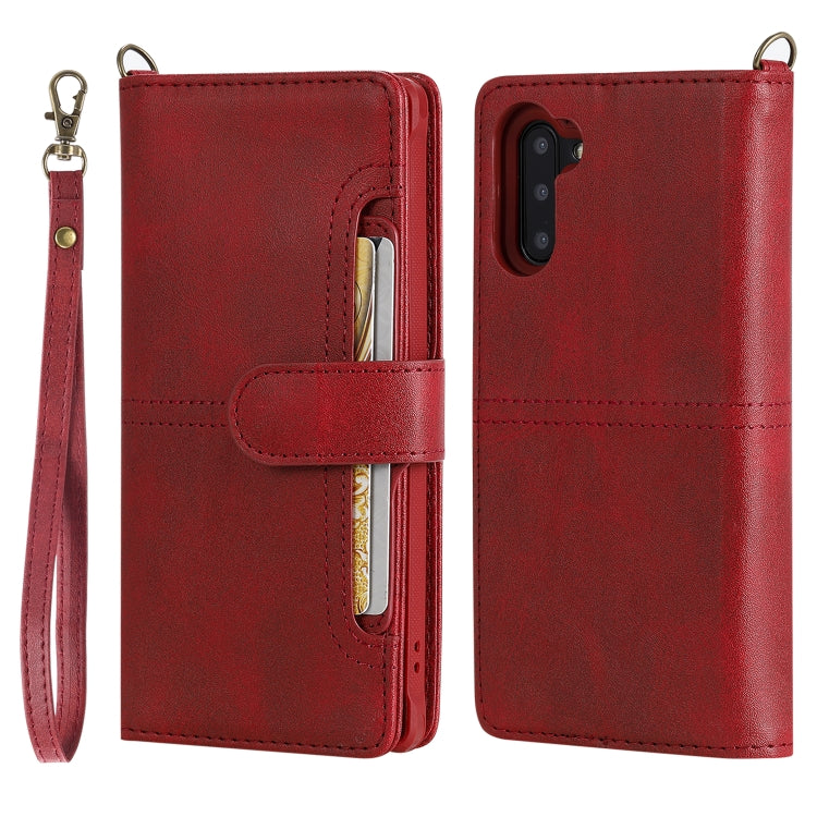 For Galaxy Note 10 Multifunctional Detachable Magnetic Horizontal Flip Leather Case with Card Slots & Holder & Wallet & Photo Frame