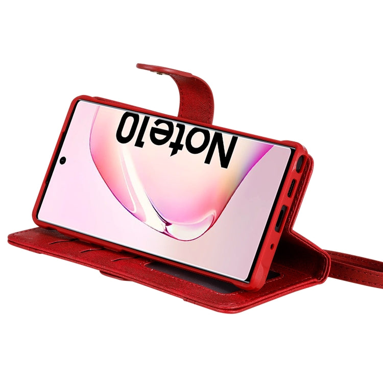 For Galaxy Note 10 Multifunctional Detachable Magnetic Horizontal Flip Leather Case with Card Slots & Holder & Wallet & Photo Frame