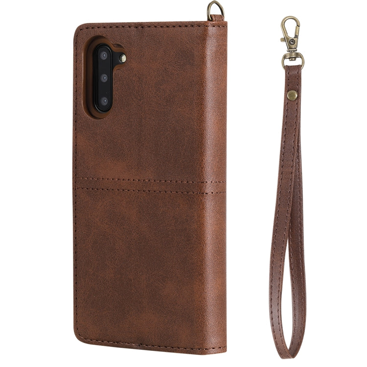 For Galaxy Note 10 Multifunctional Detachable Magnetic Horizontal Flip Leather Case with Card Slots & Holder & Wallet & Photo Frame