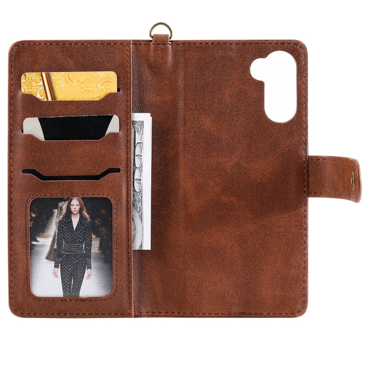 For Galaxy Note 10 Multifunctional Detachable Magnetic Horizontal Flip Leather Case with Card Slots & Holder & Wallet & Photo Frame