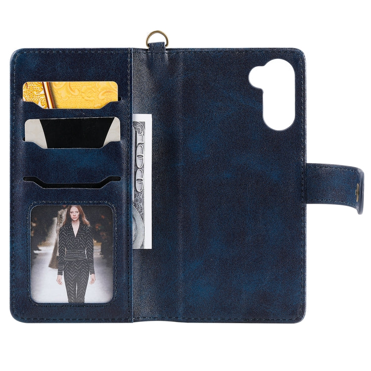 For Galaxy Note 10 Multifunctional Detachable Magnetic Horizontal Flip Leather Case with Card Slots & Holder & Wallet & Photo Frame