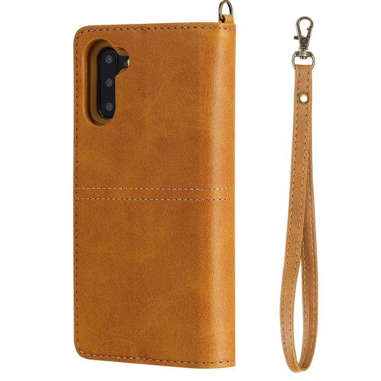 For Galaxy Note 10 Multifunctional Detachable Magnetic Horizontal Flip Leather Case with Card Slots & Holder & Wallet & Photo Frame