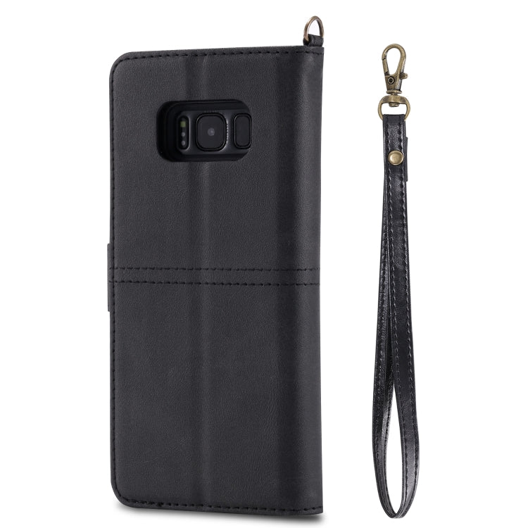 For Galaxy S8+ Multifunctional Detachable Magnetic Horizontal Flip Leather Case with Card Slots & Holder & Wallet & Photo Frame