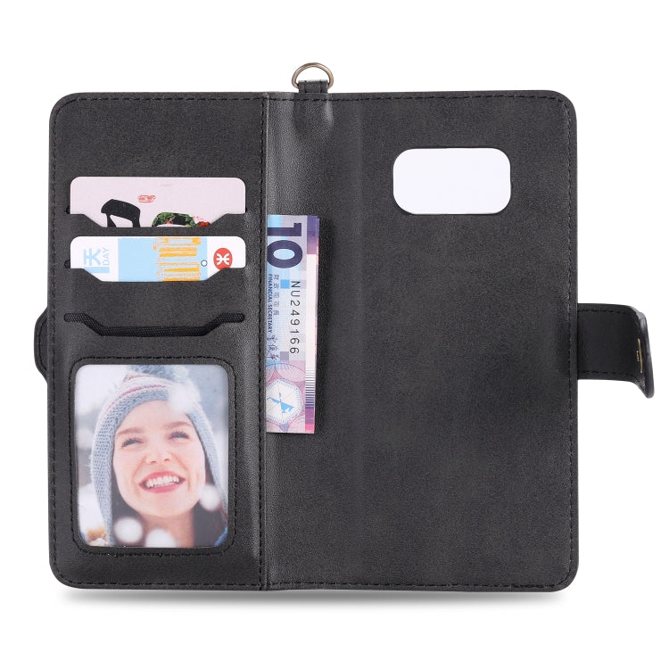 For Galaxy S8+ Multifunctional Detachable Magnetic Horizontal Flip Leather Case with Card Slots & Holder & Wallet & Photo Frame