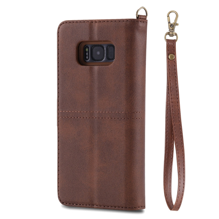 For Galaxy S8+ Multifunctional Detachable Magnetic Horizontal Flip Leather Case with Card Slots & Holder & Wallet & Photo Frame