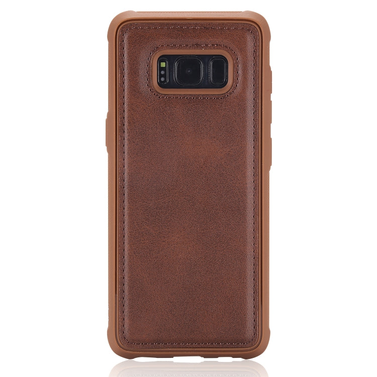 For Galaxy S8+ Multifunctional Detachable Magnetic Horizontal Flip Leather Case with Card Slots & Holder & Wallet & Photo Frame