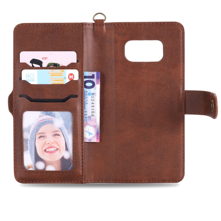 For Galaxy S8+ Multifunctional Detachable Magnetic Horizontal Flip Leather Case with Card Slots & Holder & Wallet & Photo Frame