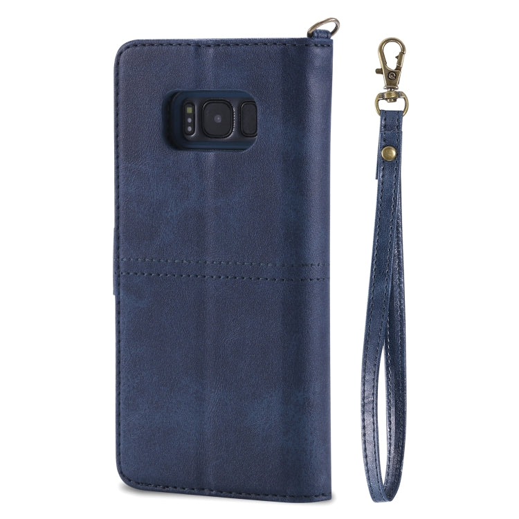 For Galaxy S8+ Multifunctional Detachable Magnetic Horizontal Flip Leather Case with Card Slots & Holder & Wallet & Photo Frame