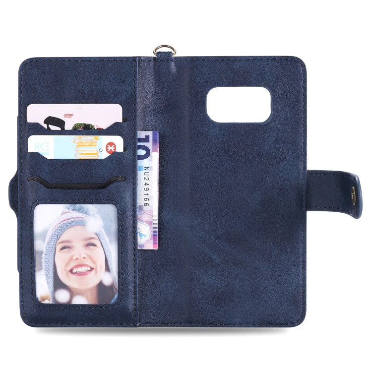 For Galaxy S8+ Multifunctional Detachable Magnetic Horizontal Flip Leather Case with Card Slots & Holder & Wallet & Photo Frame