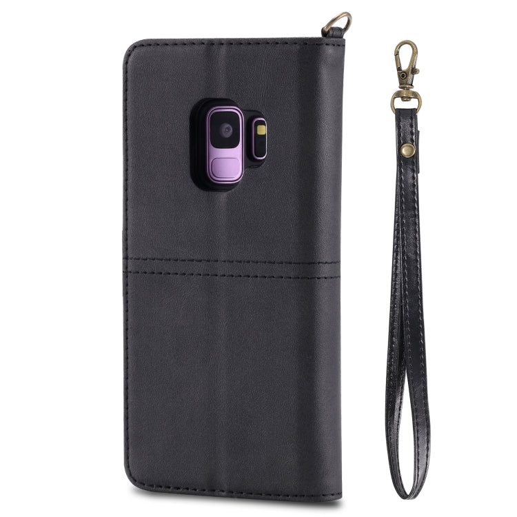 For Galaxy S9 Multifunctional Detachable Magnetic Horizontal Flip Leather Case with Card Slots & Holder & Wallet & Photo Frame
