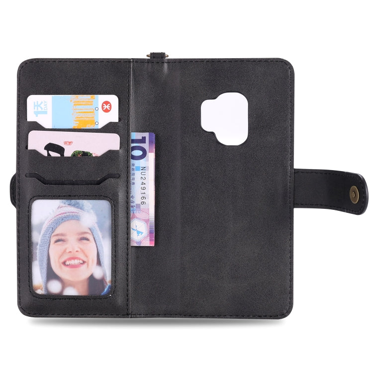 For Galaxy S9 Multifunctional Detachable Magnetic Horizontal Flip Leather Case with Card Slots & Holder & Wallet & Photo Frame