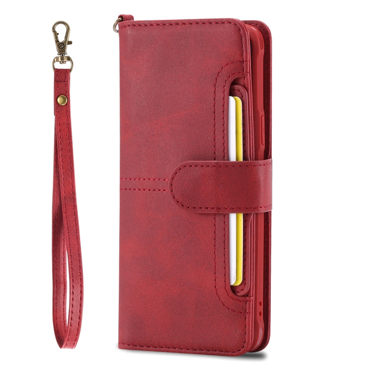 For Galaxy S9 Multifunctional Detachable Magnetic Horizontal Flip Leather Case with Card Slots & Holder & Wallet & Photo Frame