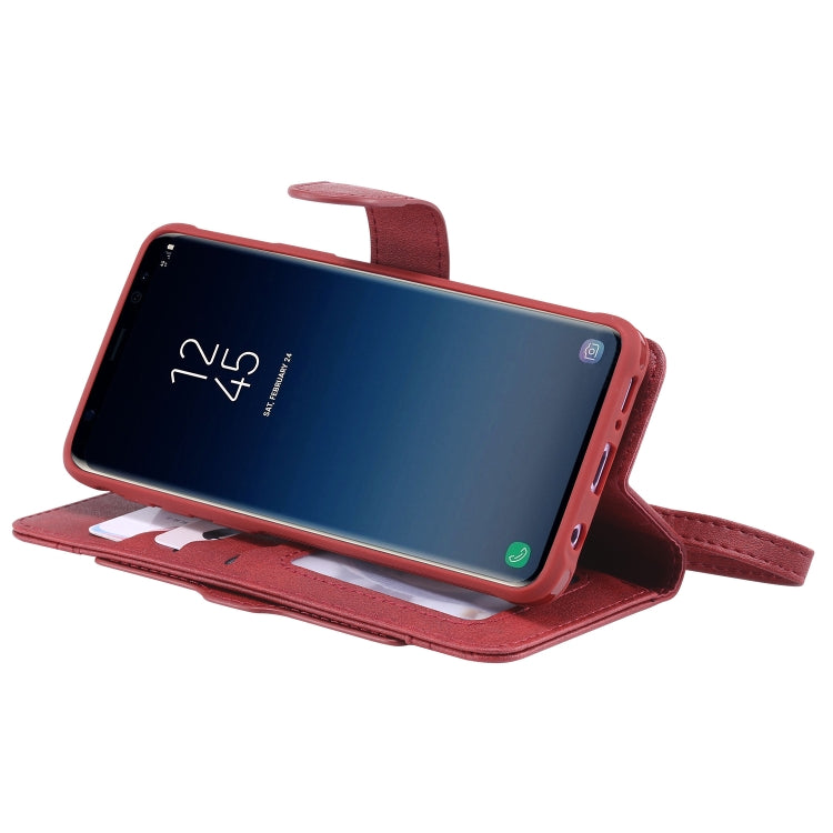 For Galaxy S9 Multifunctional Detachable Magnetic Horizontal Flip Leather Case with Card Slots & Holder & Wallet & Photo Frame