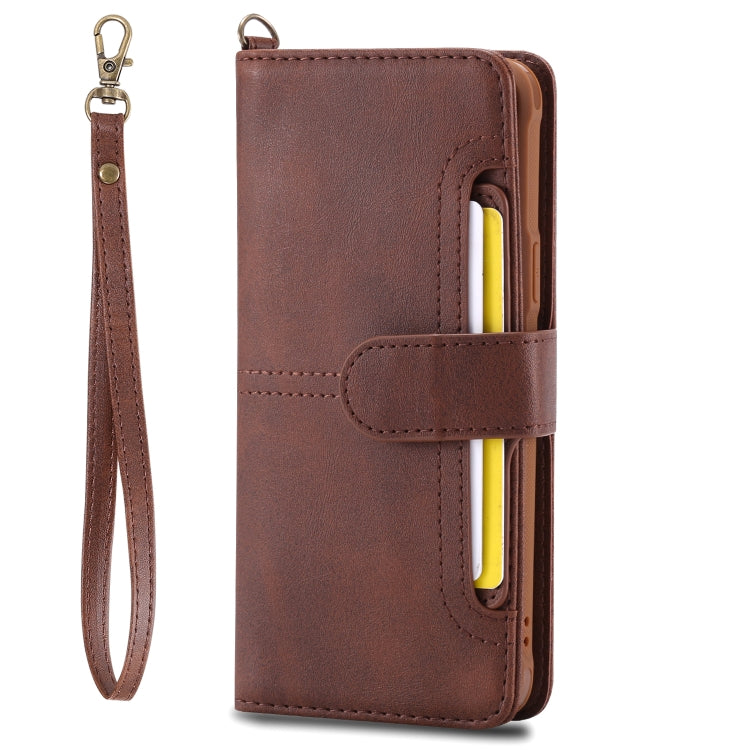 For Galaxy S9 Multifunctional Detachable Magnetic Horizontal Flip Leather Case with Card Slots & Holder & Wallet & Photo Frame