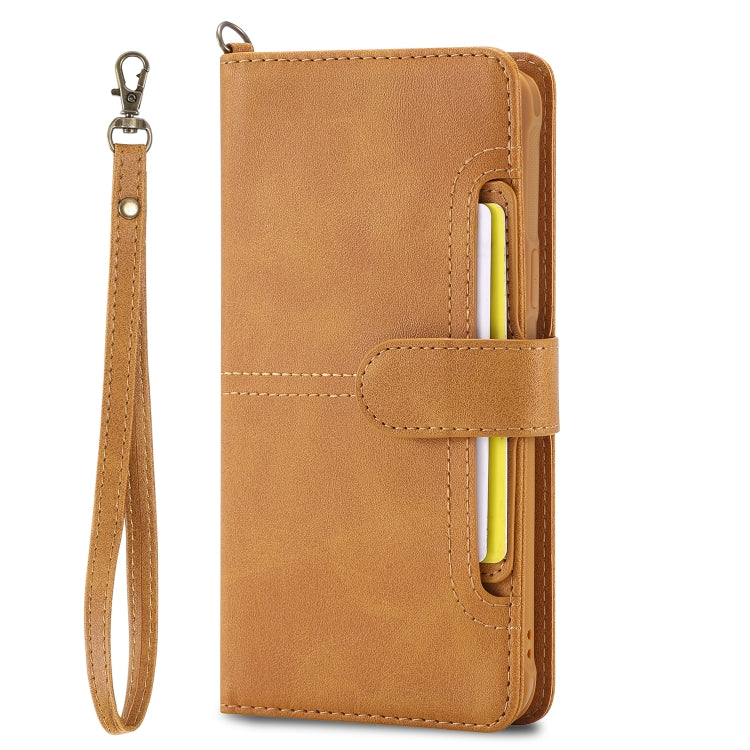 For Galaxy S9 Multifunctional Detachable Magnetic Horizontal Flip Leather Case with Card Slots & Holder & Wallet & Photo Frame