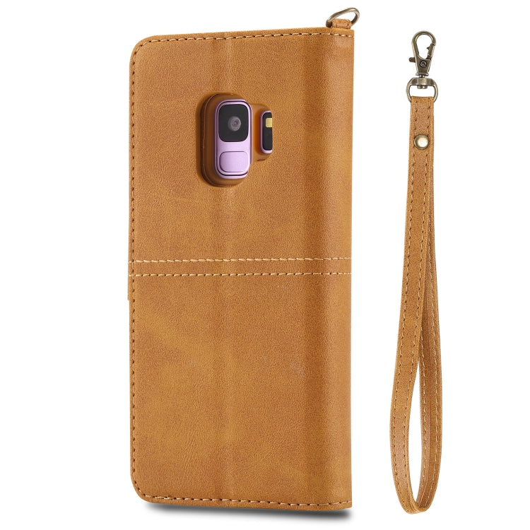 For Galaxy S9 Multifunctional Detachable Magnetic Horizontal Flip Leather Case with Card Slots & Holder & Wallet & Photo Frame