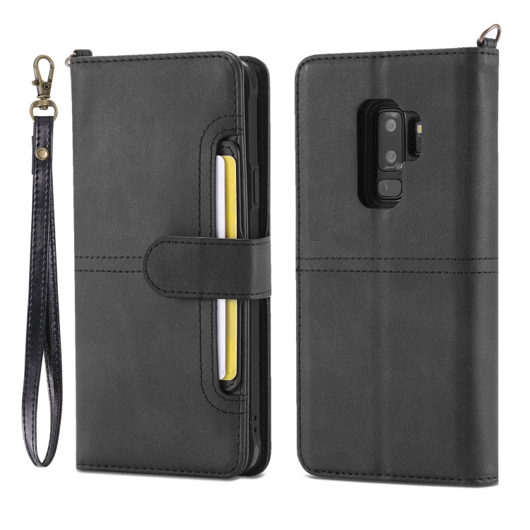 For Galaxy S9+ Multifunctional Detachable Magnetic Horizontal Flip Leather Case with Card Slots & Holder & Wallet & Photo Frame